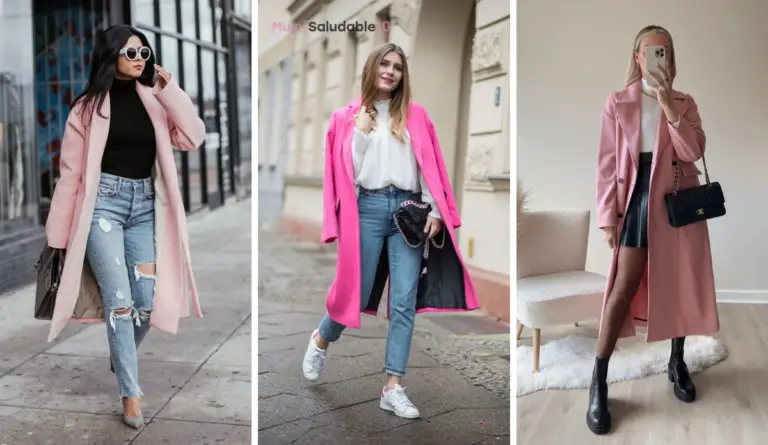 Aprende a combinar un abrigo rosado con estas ideas